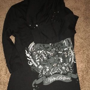 Black Hooded Dress